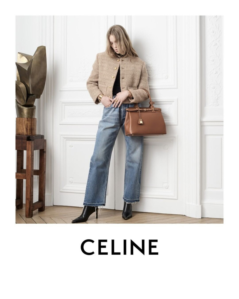 Rebecca Leigh Longendyke featured in  the Celine advertisement for Autumn/Winter 2022