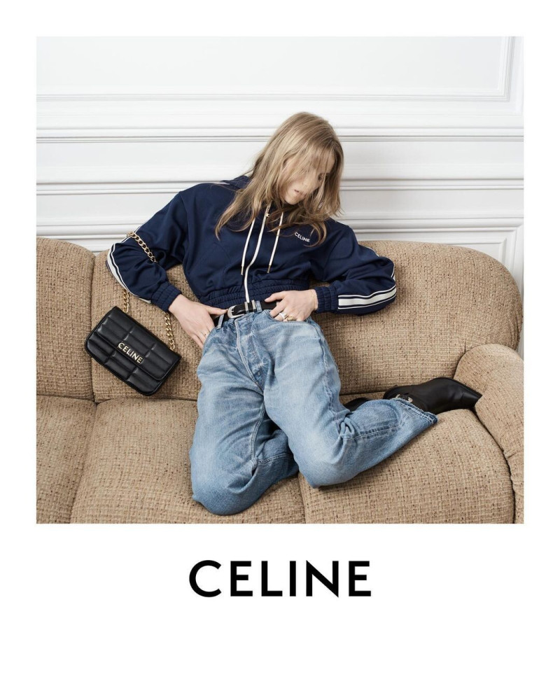 Rebecca Leigh Longendyke featured in  the Celine advertisement for Autumn/Winter 2022