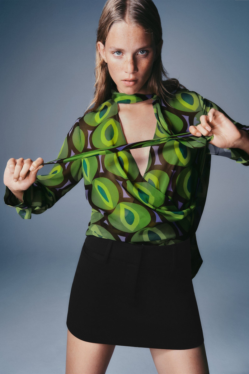 Rebecca Leigh Longendyke featured in  the Zara lookbook for Autumn/Winter 2022