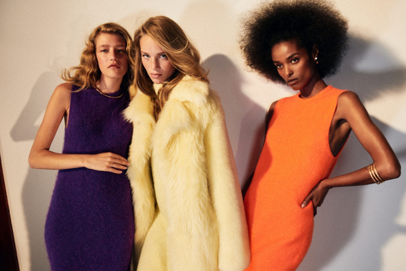 Adele Aldighieri featured in  the Massimo Dutti Limited Edition advertisement for Autumn/Winter 2022