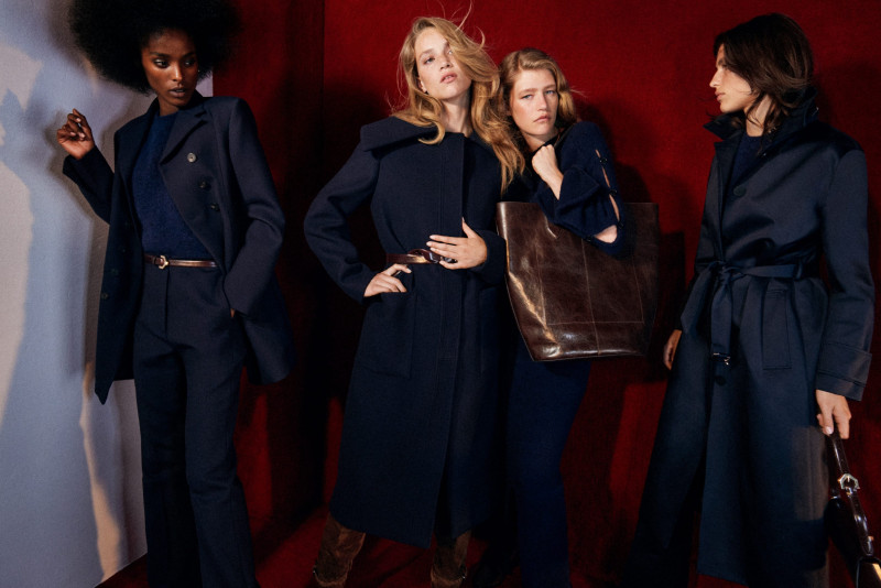 Adele Aldighieri featured in  the Massimo Dutti Limited Edition advertisement for Autumn/Winter 2022