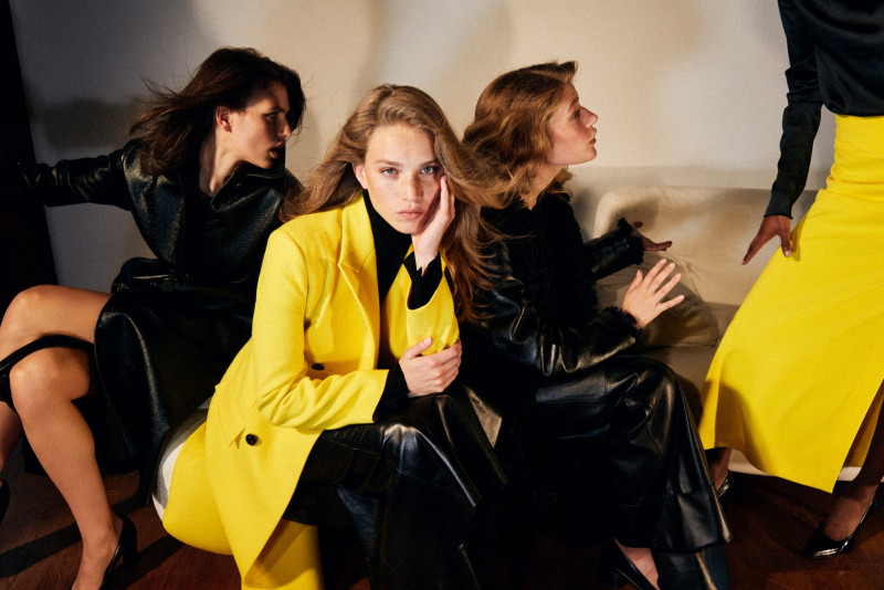 Adele Aldighieri featured in  the Massimo Dutti Limited Edition advertisement for Autumn/Winter 2022