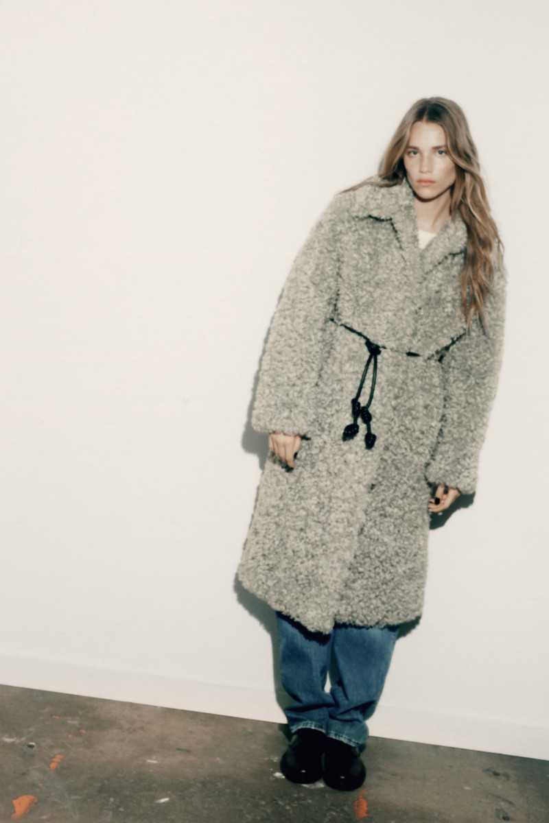 Rebecca Leigh Longendyke featured in  the Zara lookbook for Winter 2022