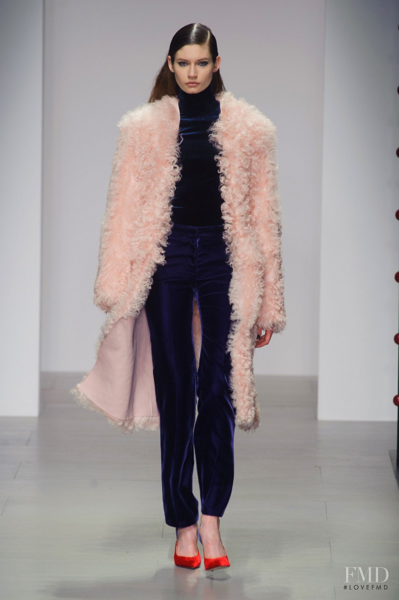 Kasia Krol featured in  the Emilio de la Morena fashion show for Autumn/Winter 2014