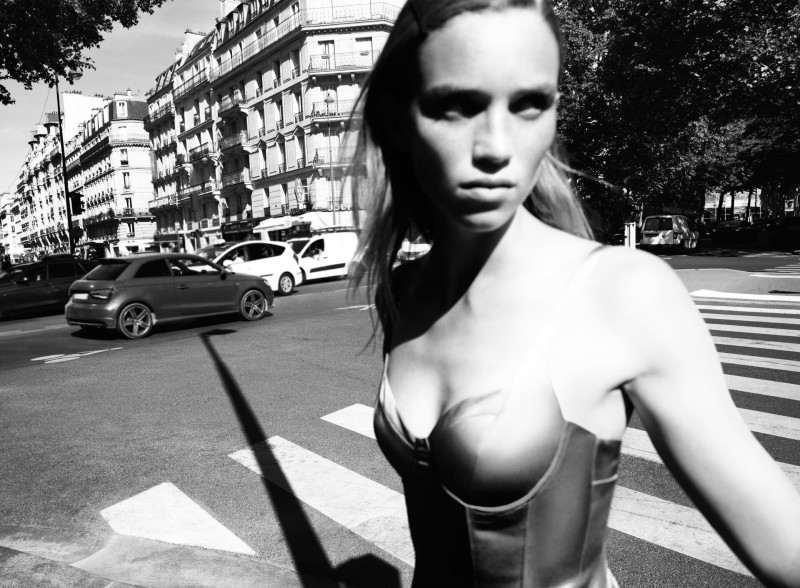 Rebecca Leigh Longendyke featured in  the Zara advertisement for Autumn/Winter 2023