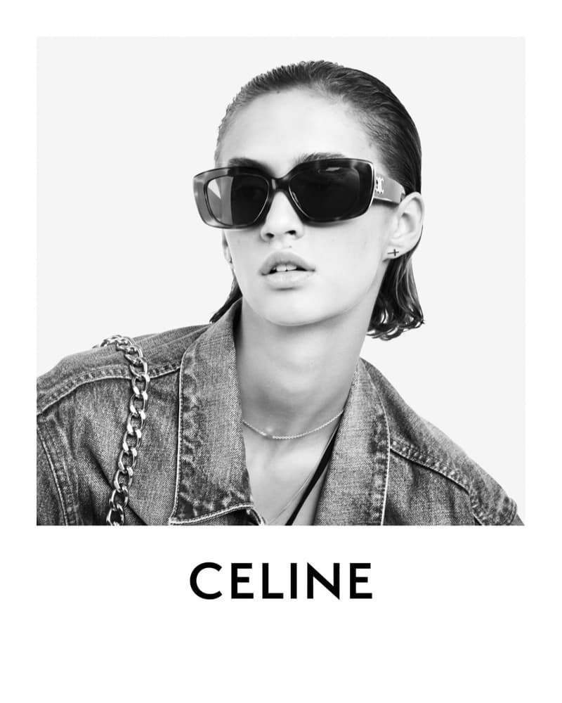 Quinn Elin Mora featured in  the Celine Les Grands Classiques #6  advertisement for Pre-Spring 2023