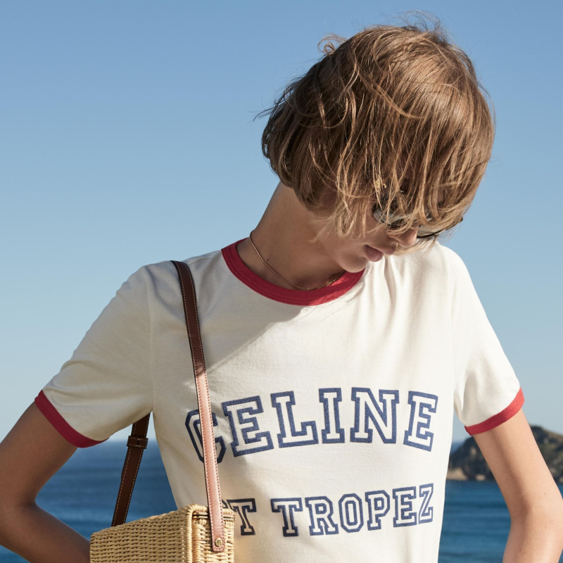 Quinn Elin Mora featured in  the Celine Plein Soleil advertisement for Summer 2023