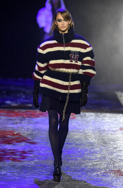 Quinn Elin Mora featured in  the Tommy Hilfiger fashion show for Spring/Summer 2023