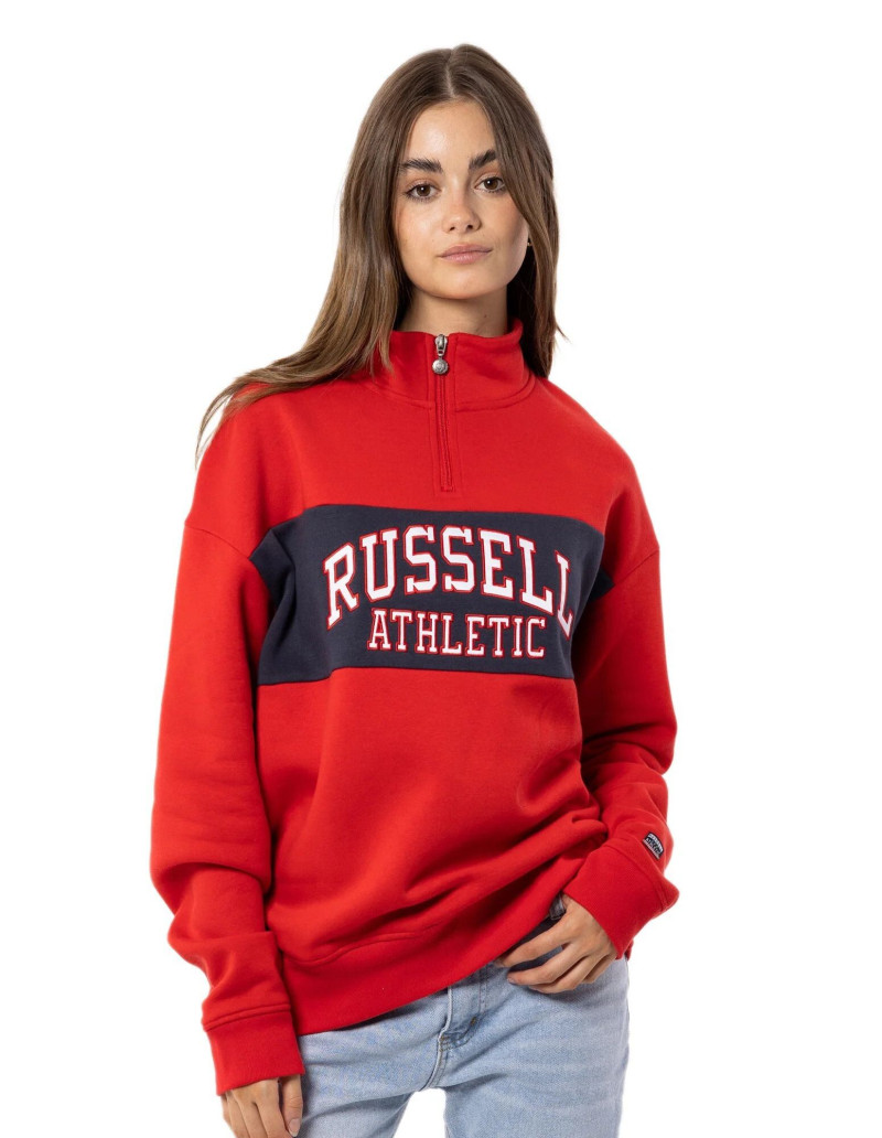 Cate Collins featured in  the Russell Athletic catalogue for Spring/Summer 2023