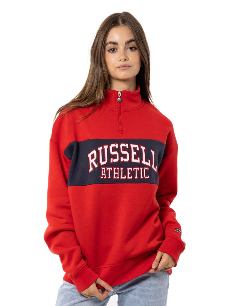 Cate Collins featured in  the Russell Athletic catalogue for Spring/Summer 2023