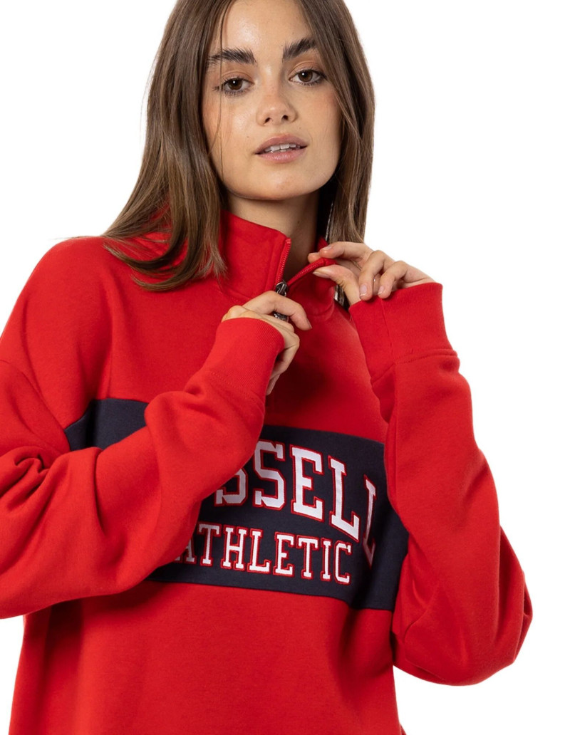 Cate Collins featured in  the Russell Athletic catalogue for Spring/Summer 2023