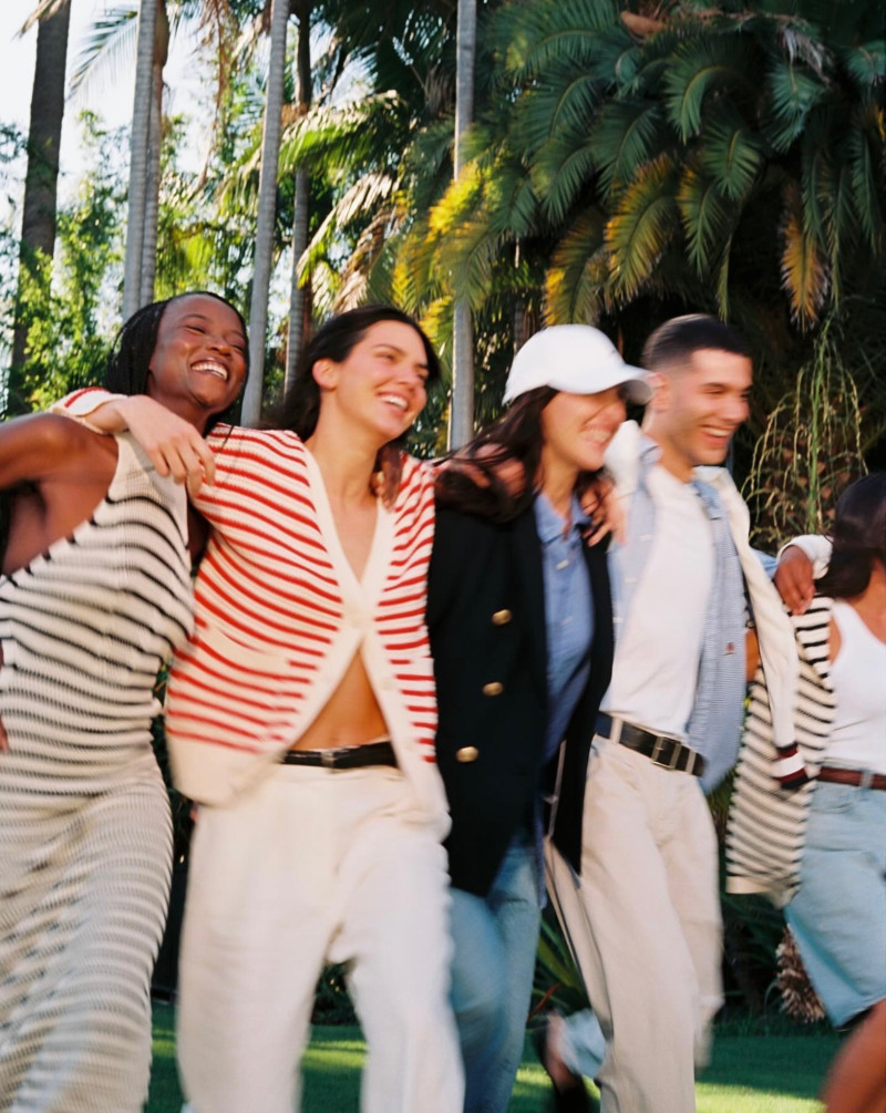 Kendall Jenner featured in  the Tommy Hilfiger Kendall and Friends Spring 2024 Campaign advertisement for Spring 2024