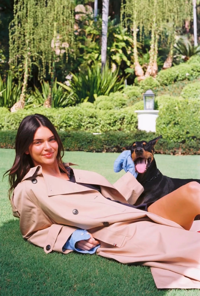 Kendall Jenner featured in  the Tommy Hilfiger Kendall and Friends Spring 2024 Campaign advertisement for Spring 2024