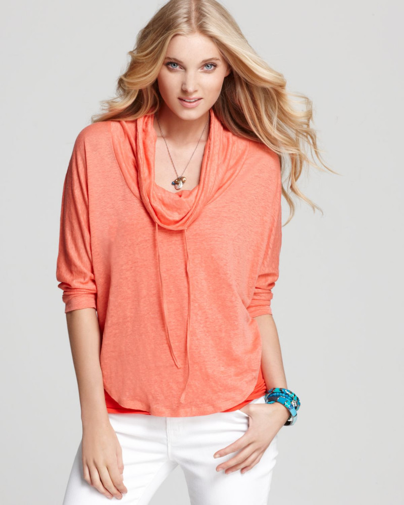 Elsa Hosk featured in  the Bloomingdales catalogue for Spring/Summer 2012