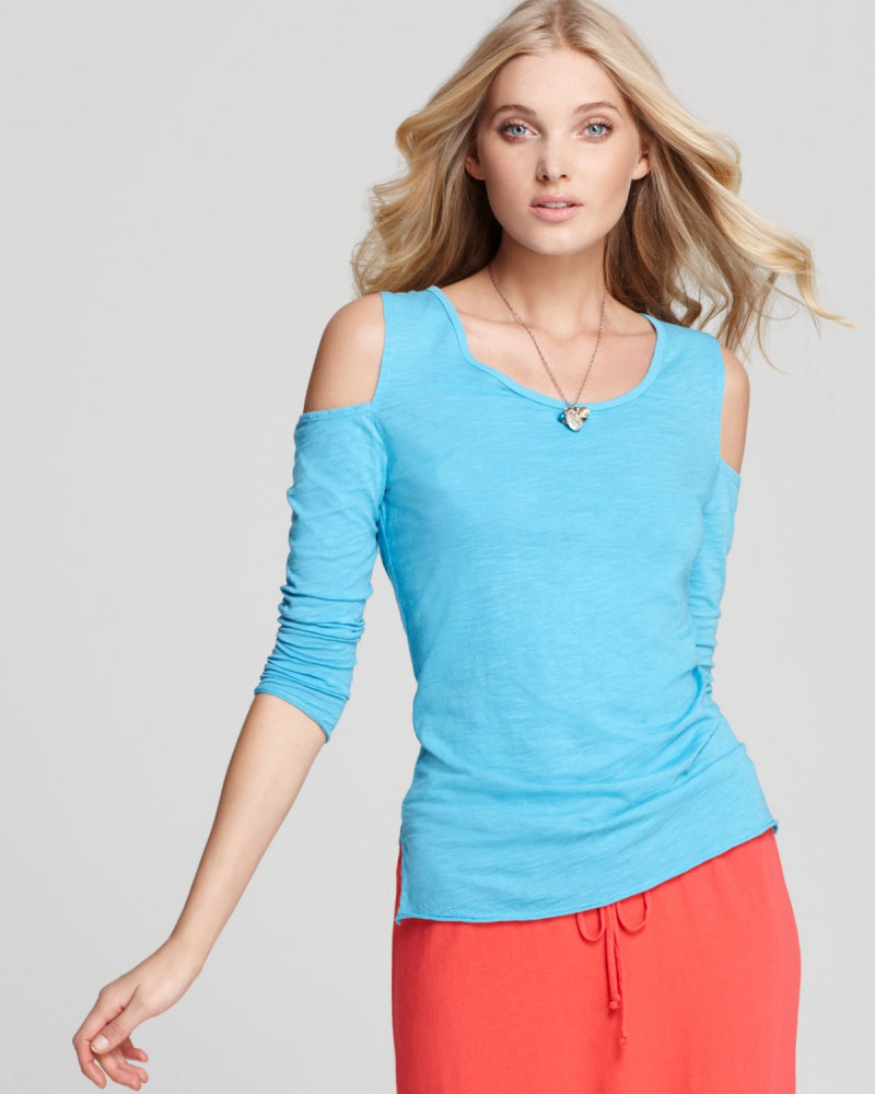 Elsa Hosk featured in  the Bloomingdales catalogue for Spring/Summer 2012