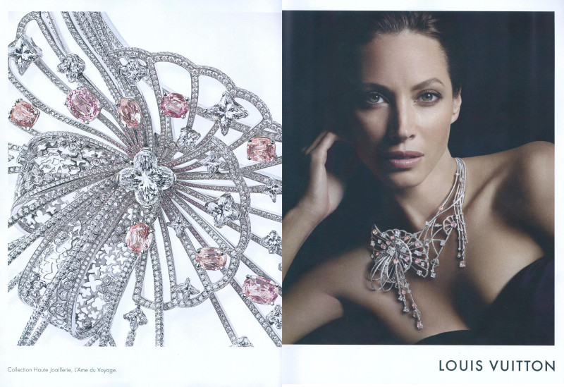 Christy Turlington featured in  the Louis Vuitton Joaillerie advertisement for Autumn/Winter 2010