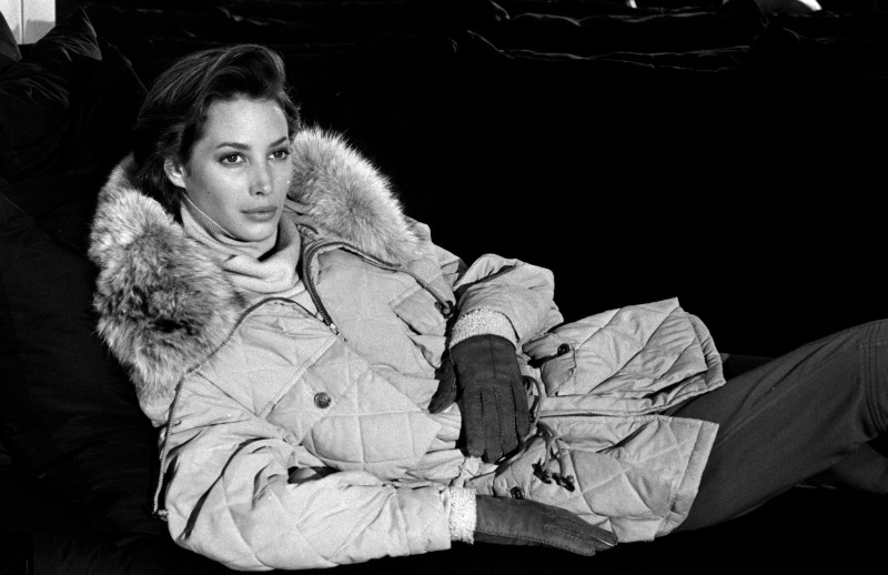 Christy Turlington featured in  the Calvin Klein lookbook for Autumn/Winter 1989