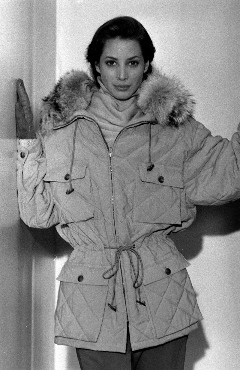 Christy Turlington featured in  the Calvin Klein lookbook for Autumn/Winter 1989