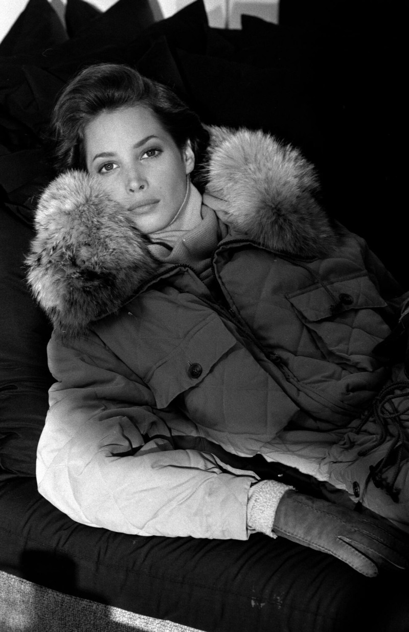 Christy Turlington featured in  the Calvin Klein lookbook for Autumn/Winter 1989