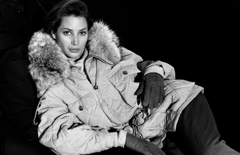 Christy Turlington featured in  the Calvin Klein lookbook for Autumn/Winter 1989