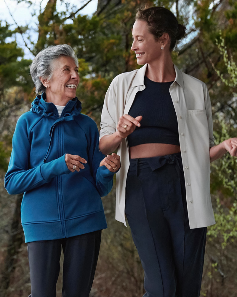 Christy Turlington featured in  the Athleta advertisement for Autumn/Winter 2022