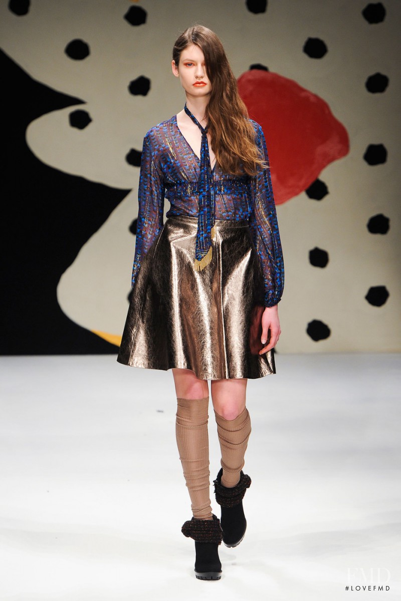 Kasia Krol featured in  the Kristina Ti fashion show for Autumn/Winter 2014