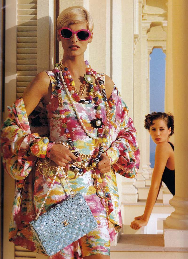 Christy Turlington featured in  the Chanel catalogue for Spring/Summer 1991