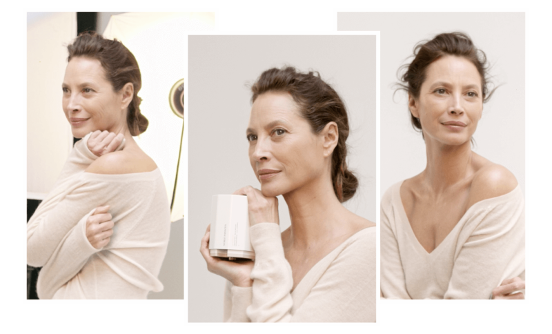 Christy Turlington featured in  the Noble Panacea advertisement for Spring/Summer 2023