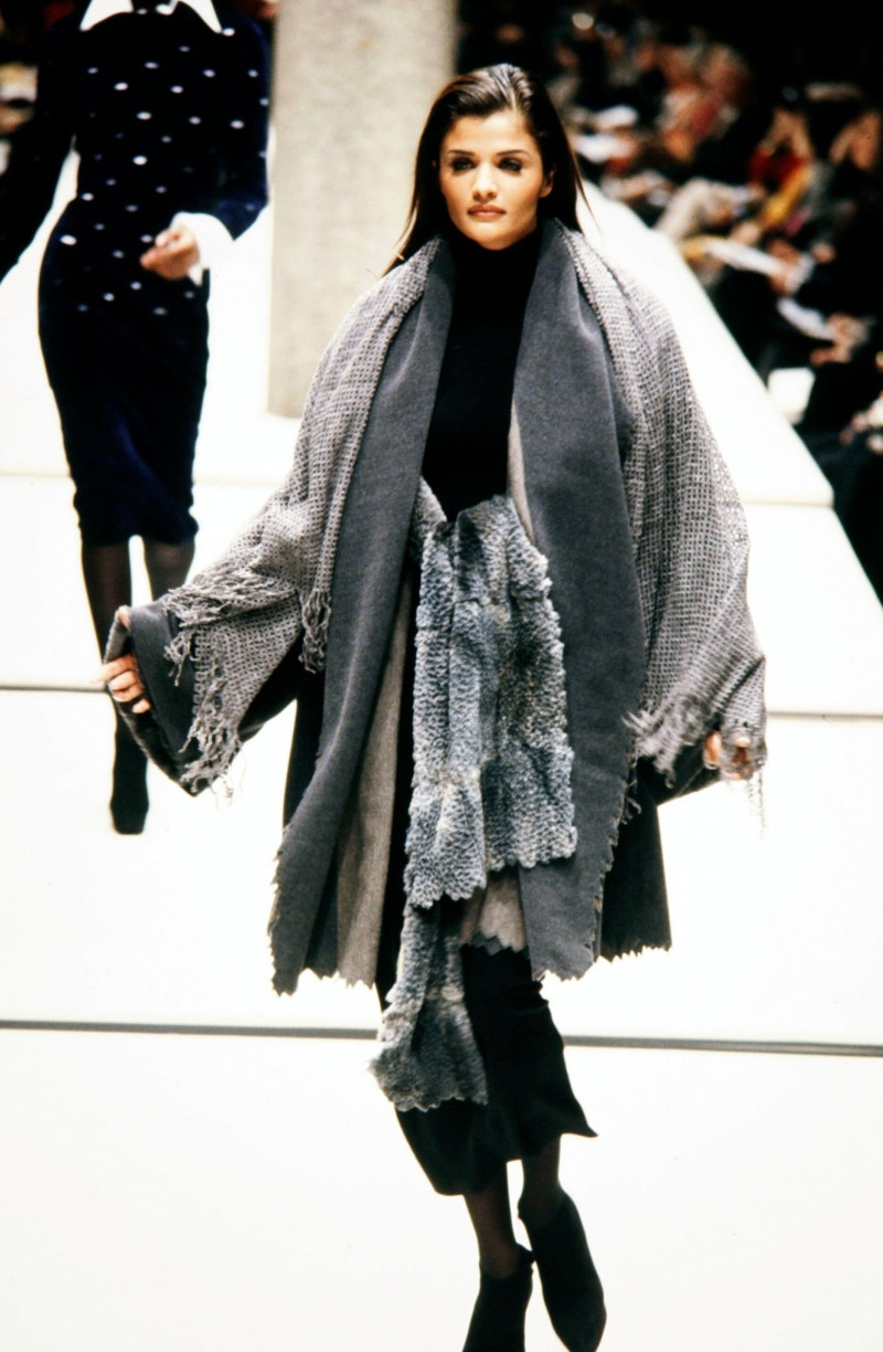 Helena Christensen featured in  the Fendi fashion show for Autumn/Winter 1992