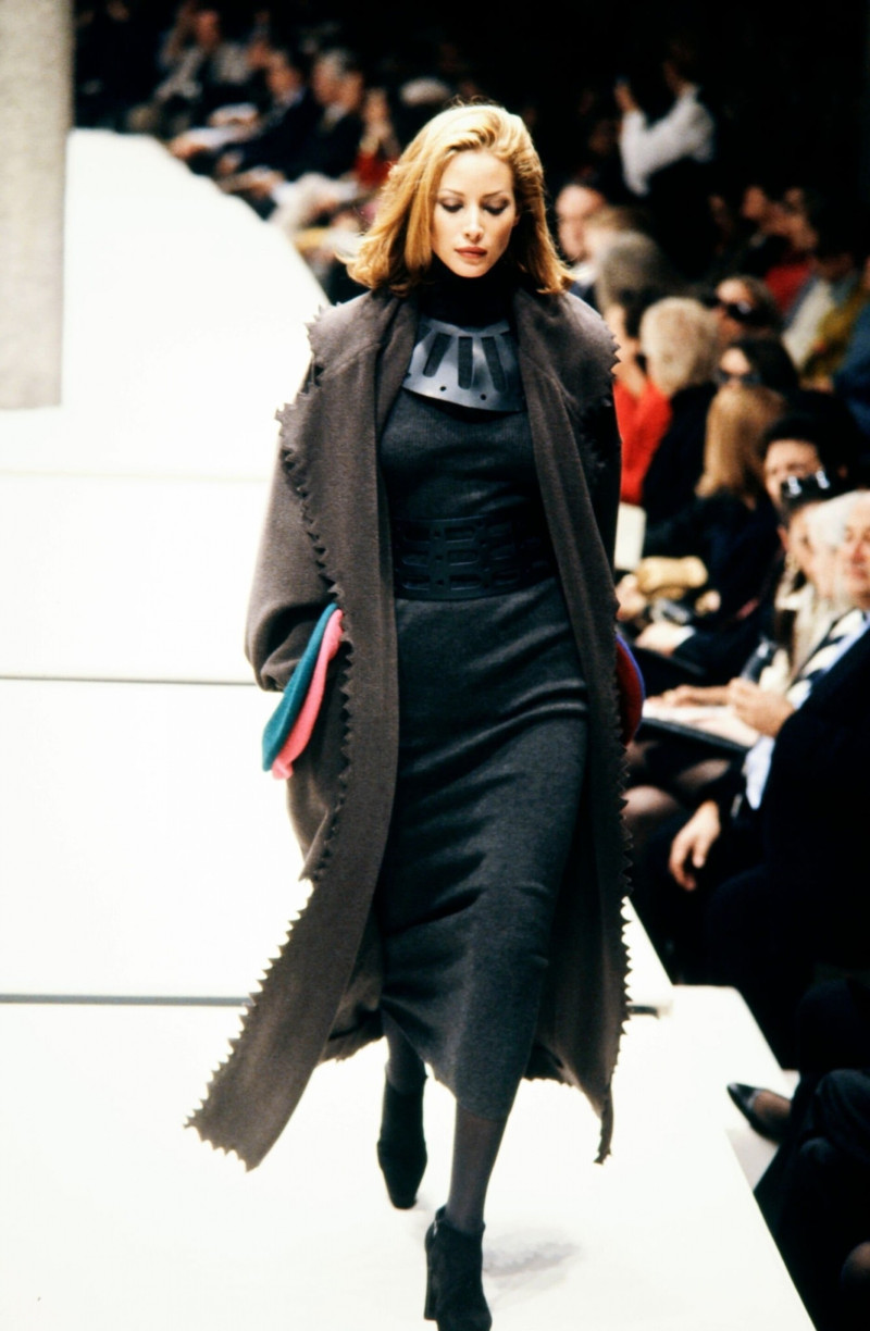 Christy Turlington featured in  the Fendi fashion show for Autumn/Winter 1992