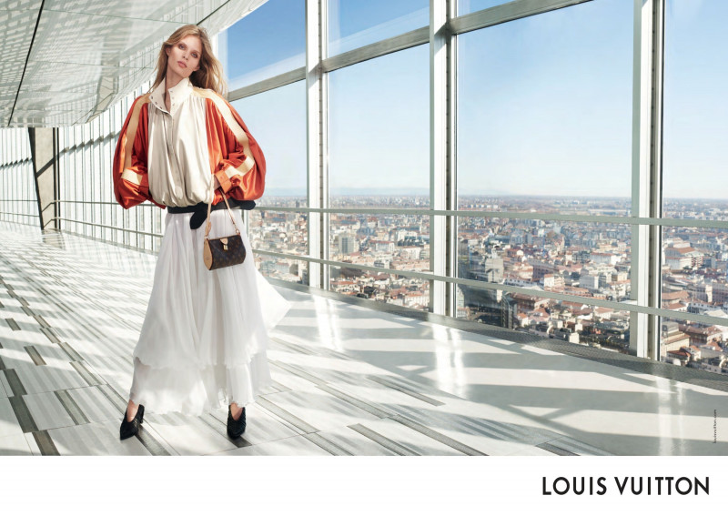 Ida Heiner featured in  the Louis Vuitton advertisement for Spring/Summer 2024