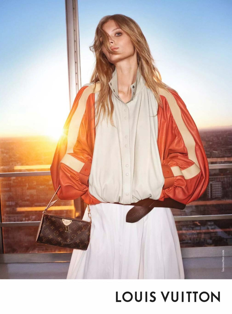 Ida Heiner featured in  the Louis Vuitton advertisement for Spring/Summer 2024