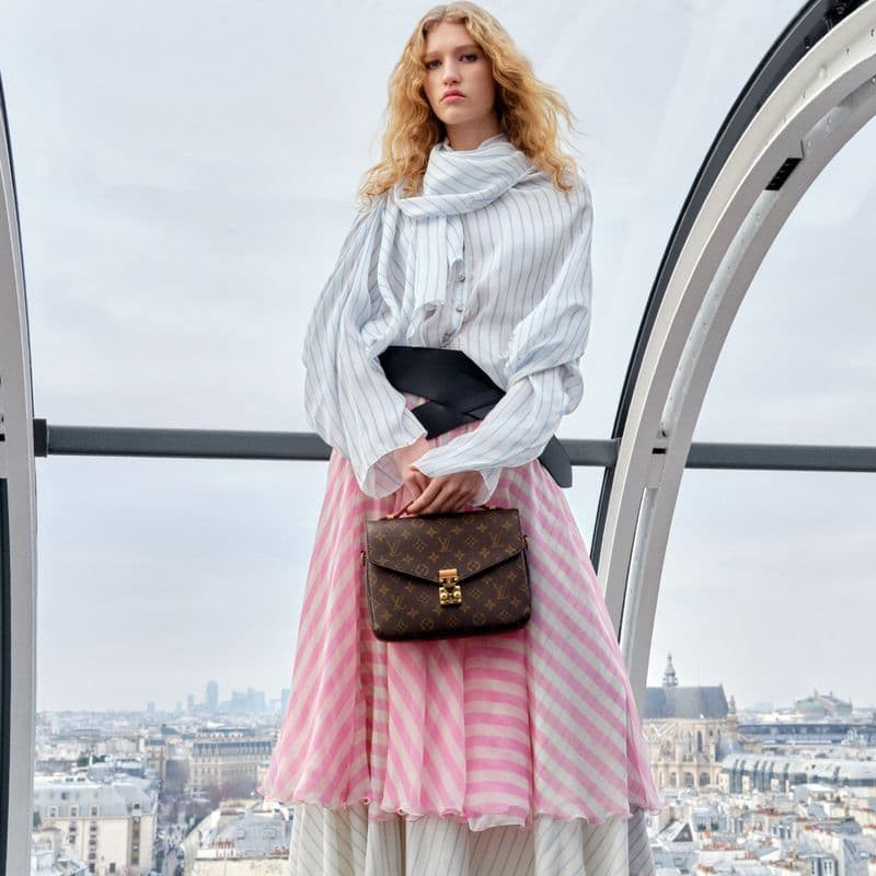 Apolline Rocco Fohrer featured in  the Louis Vuitton advertisement for Spring/Summer 2024