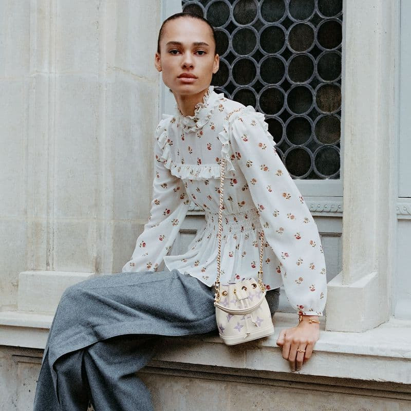 Grace Valentine featured in  the Louis Vuitton advertisement for Spring/Summer 2024