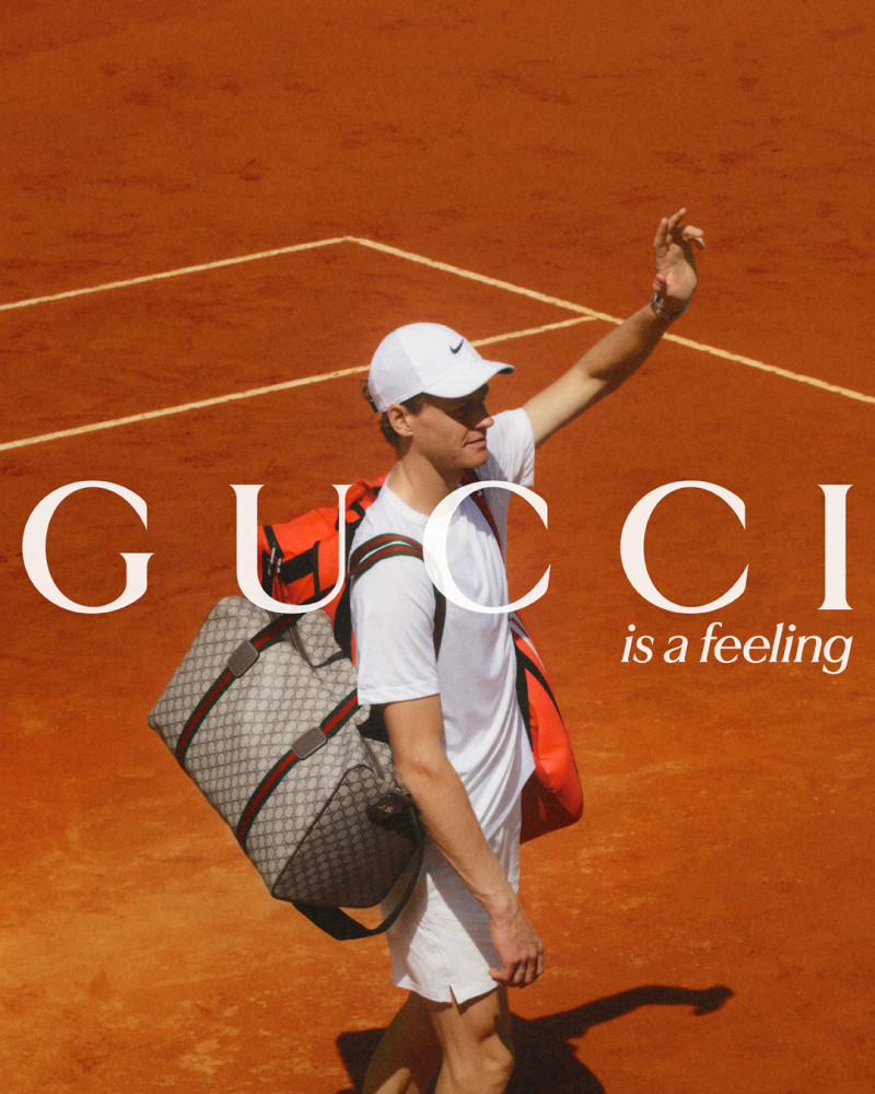 Gucci Gucci Is A Feeling 2024 Campaign Featuring Jannik Sinner advertisement for Spring/Summer 2024