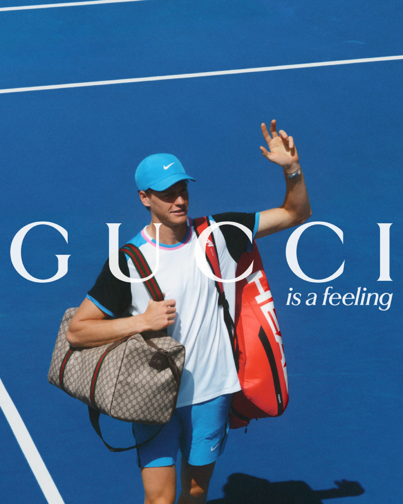 Gucci Gucci Is A Feeling 2024 Campaign Featuring Jannik Sinner advertisement for Spring/Summer 2024