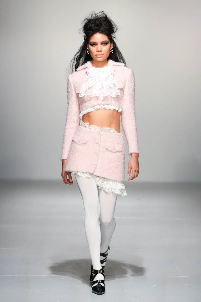 Natalia Rodriguez featured in  the Yuhan Wang fashion show for Autumn/Winter 2024