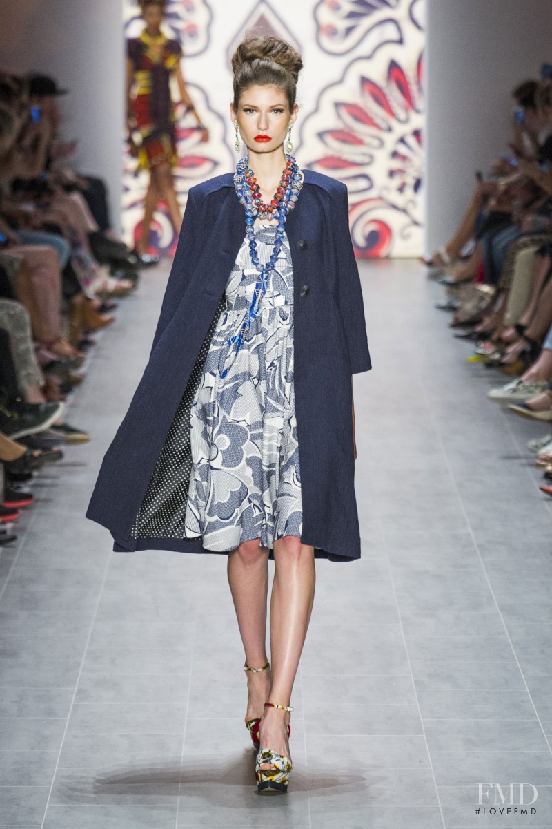 Kasia Krol featured in  the Lena Hoschek fashion show for Spring/Summer 2015