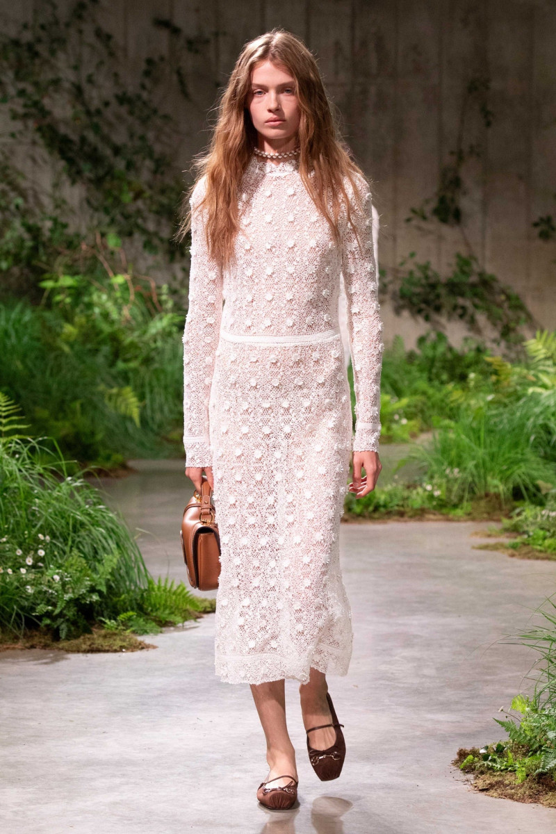 Ella McCutcheon featured in  the Gucci fashion show for Cruise 2025