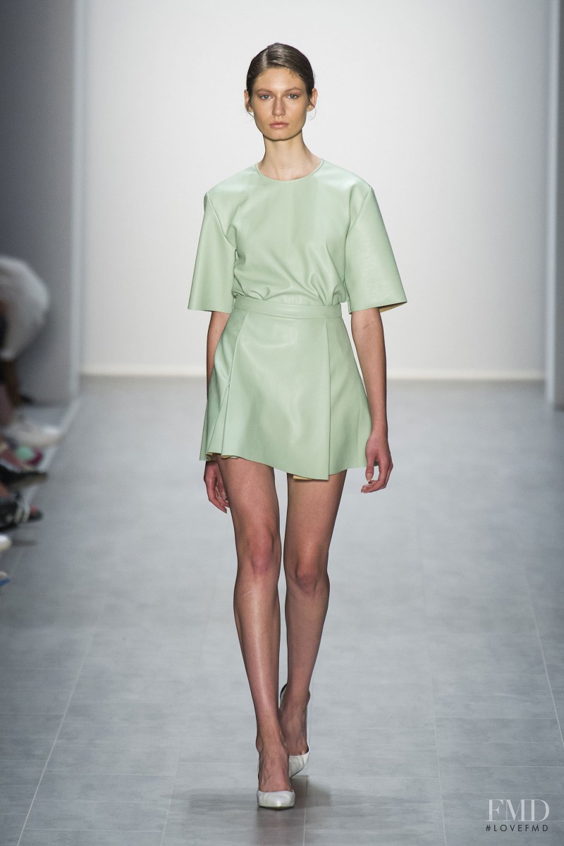 Kasia Krol featured in  the Hien Le fashion show for Spring/Summer 2015