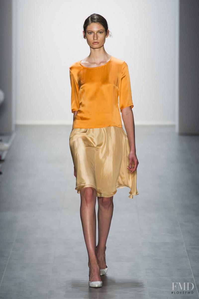 Kasia Krol featured in  the Hien Le fashion show for Spring/Summer 2015