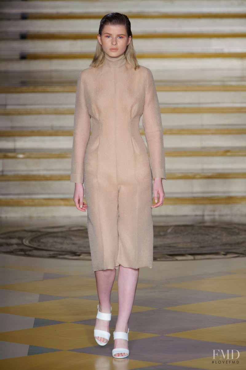 Beth Donaghy featured in  the Emilia Wickstead fashion show for Spring/Summer 2015