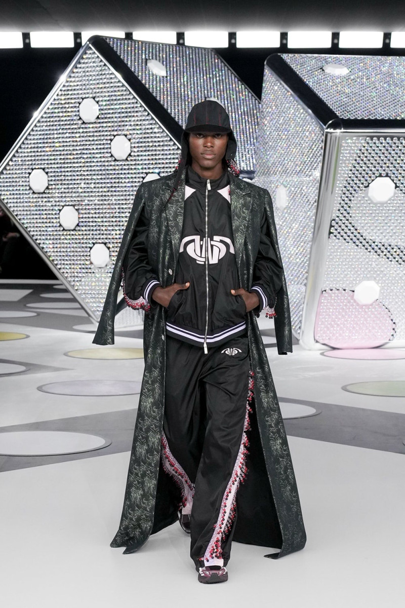 Benjamin Mensah featured in  the Off-White fashion show for Autumn/Winter 2024