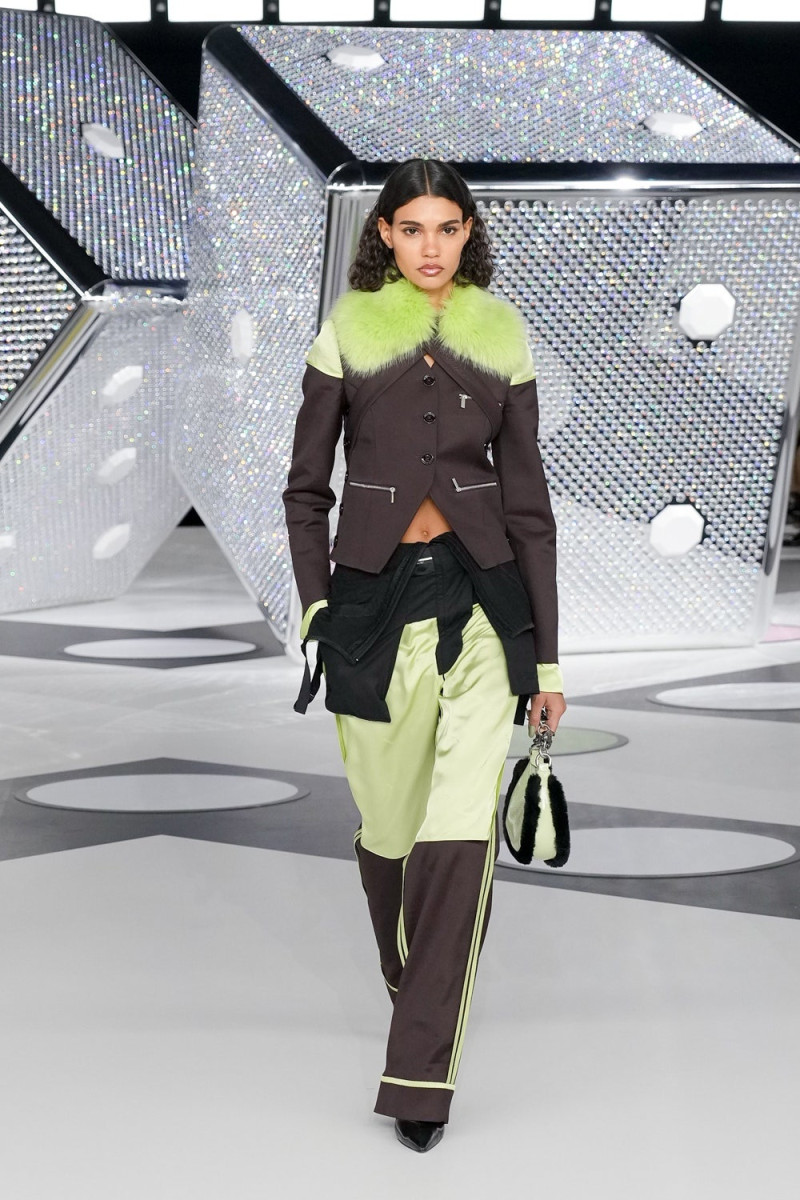 Barbara Valente featured in  the Off-White fashion show for Autumn/Winter 2024