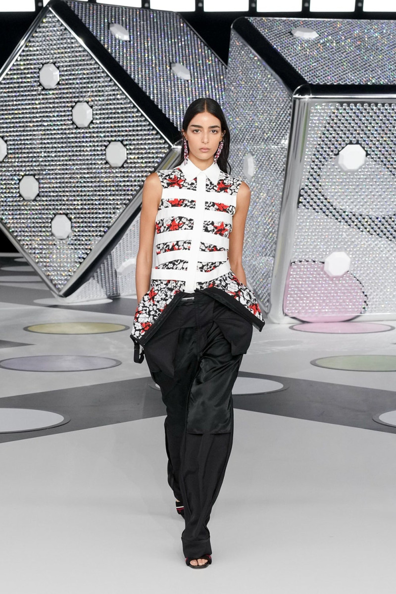 Nora Attal featured in  the Off-White fashion show for Autumn/Winter 2024