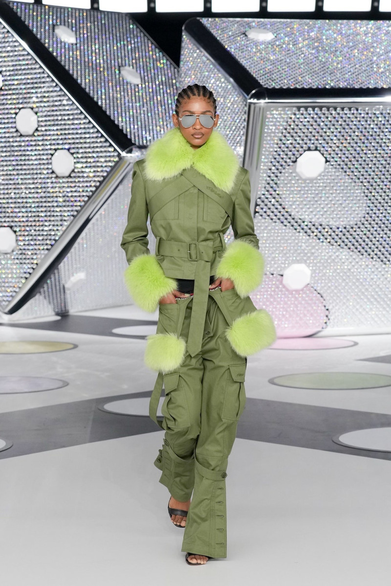 Shivaruby Premkanthan featured in  the Off-White fashion show for Autumn/Winter 2024