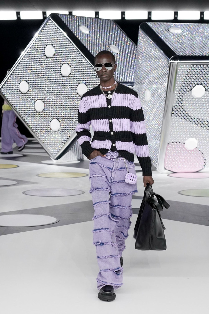 Malick Bodian featured in  the Off-White fashion show for Autumn/Winter 2024