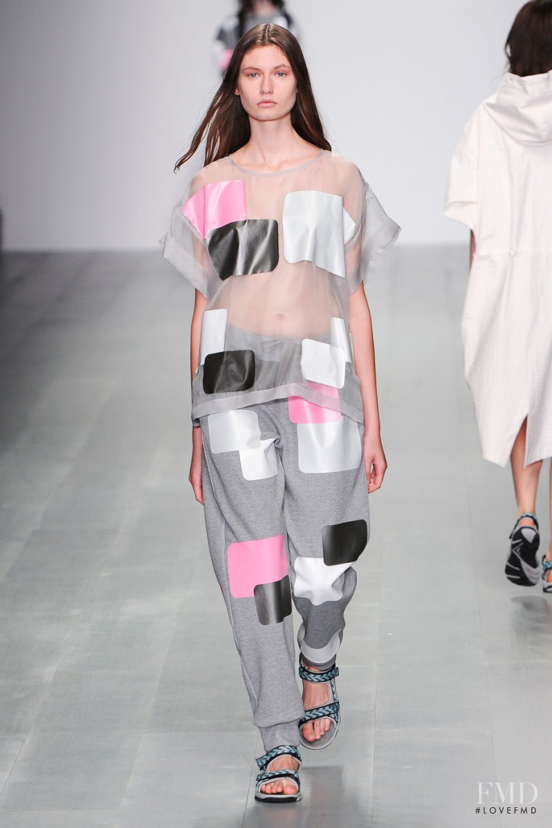 Kasia Krol featured in  the Christopher Raeburn fashion show for Spring/Summer 2015