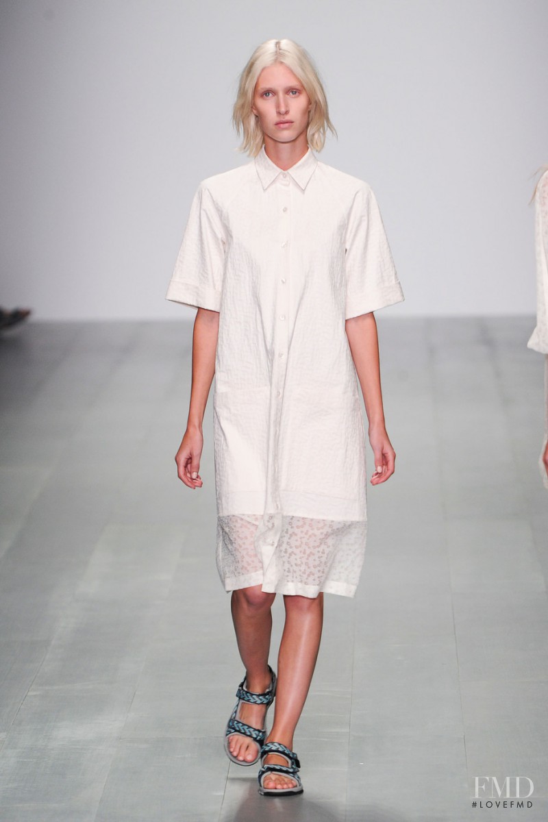 Eveline Rozing featured in  the Christopher Raeburn fashion show for Spring/Summer 2015