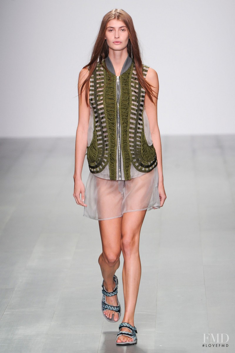 Augusta Beyer Larsen featured in  the Christopher Raeburn fashion show for Spring/Summer 2015